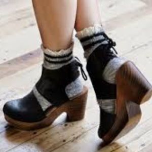 Free People Desert Gold clogs